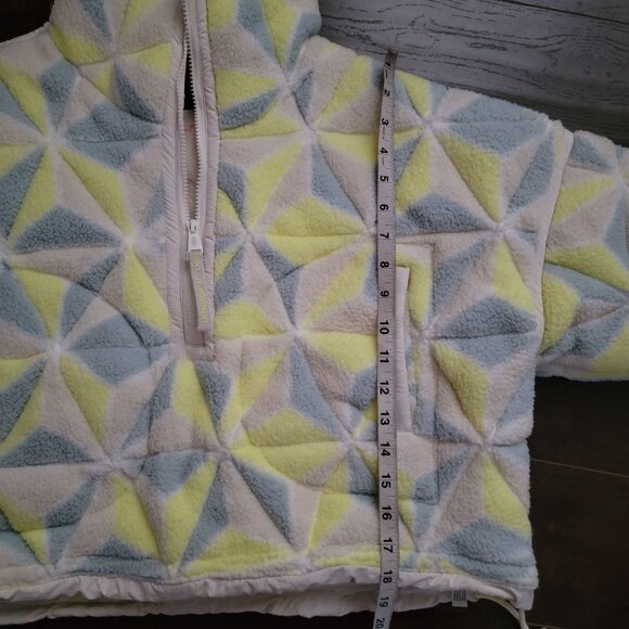 Free People Mountain High 3D Fleece Jacket Womens XS Retro Outdoors Insulated - Picture 7 of 7